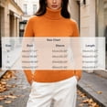thumbnail image 3 of Cmfcve Womens Turtleneck Sweater Long Sleeve Slim Fit Casual Pullover Knit Shirs Fall Winter Basic Layering Top, 3 of 7