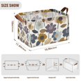 thumbnail image 7 of Yayeee Foldable Storage Basket for Shelves with Handles Waterproof Cloth Bins, Colorful Floral, 7 of 7