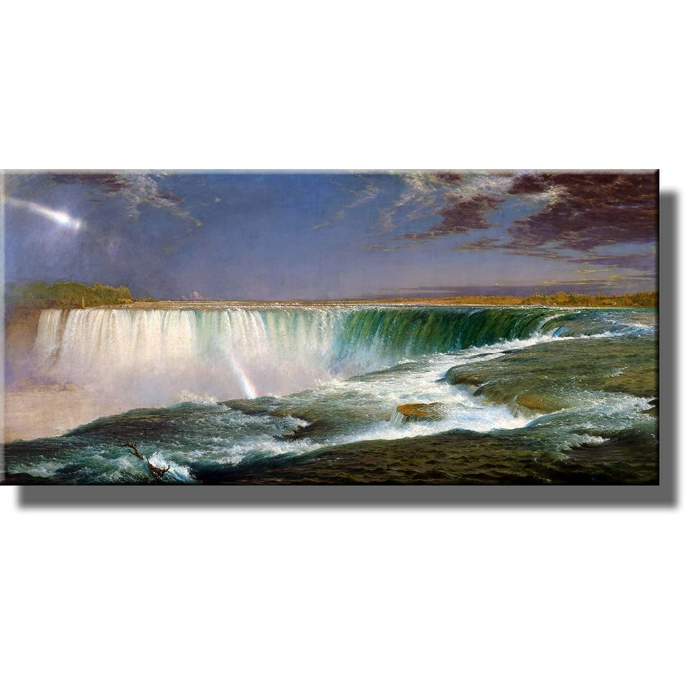 Niagara Falls by Frederic Picture on Stretched Canvas, Wall Art Decor, Ready to Hang! - Walmart ...