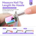 thumbnail image 5 of SAVILAND Acrylic Nail Cutters for Nail Tips: Chameleon Acrylic Nails Clipper with Sizer Magnets Nail Cutter 15PCS Sharp Nail Tech Supplies Nail Trimmer Manicure Tool Nail Accessories, 5 of 7