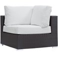 thumbnail image 6 of Modway Convene 8 Piece Outdoor Patio Sectional Set in Espresso White, 6 of 7