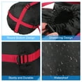 thumbnail image 3 of Unique Bargains Compression Stuff Sack, 2 Pack L Size Waterproof Sleeping Bag Sack Black Red, 3 of 7