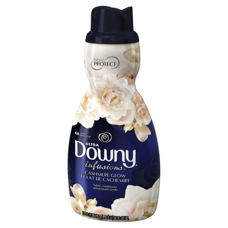 Downy Ultra Infusions Liquid Fabric Conditioner, Cashmere Glow, 48 Loads, 41 fl oz
