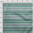 thumbnail image 3 of oneOone Georgette Viscose Sea Green Fabric Asian Floral With Geometric Craft Projects Decor Fabric Printed By The Yard 42 Inch Wide, 3 of 4