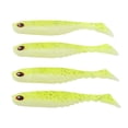 thumbnail image 1 of 4 Uds AR48 75mm/3,2g T cola suave cebo de PVC colores dobles Jigging Wobblers señuelo artificial amarillo blanco, 1 of 5