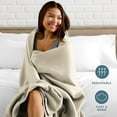 thumbnail image 4 of Bare Home Polar Fleece Bed Blanket - Lightweight - Premium Fleece - King, Oyster, 4 of 10