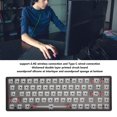 thumbnail image 4 of 65% Kit De Teclado Mecánico Con Junta Intercambiable En Caliente, 2,4G BT5.0 USB C Teclado Personalizado Para Juegos Reemplazo DIY, Alta Dureza Y Bajo Ruido, 4 of 7