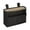 Black, variant on Hanging Linen Bedside Caddy Organizer, Large Capacity Bedside Storage with Pockets for Dorm, Hospital Bed & Home Bedroom Use(Black,Regular)