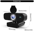 thumbnail image 5 of Wide Angled USB Webcam Multiple Resolution Option 1080P 2K 4K and Plugs and Play Functionality for Professional Video A, 5 of 14