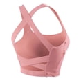 thumbnail image 4 of Gunia Built In Bra Women Tank Tops Shockproof Running Sports Bra With Padded Inserts Back Yoga For Training Workout Vest Cami Tops For Women Light Pink, 4 of 4