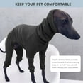 thumbnail image 5 of UOSIA Italian Greyhound Sweater Elastic Comfortable Cold Weather Dog Coat Whippet Pajamas Jumpsuit, 5 of 6