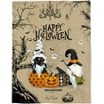 thumbnail image 5 of Yibo Watercolor Pumpkin Blanket Flannel Soft and Comfortable Anti-static Bed Sofa Blanket, 5 of 7