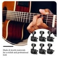 thumbnail image 4 of Bewildely 6 piezas clavija de afinación de guitarra 6 cuerdas medio sellado cabeza de máquina sintonizadores perilla instrumento de cuerda reparación Type2 NO2 Bewildely HA060580-03, 4 of 6