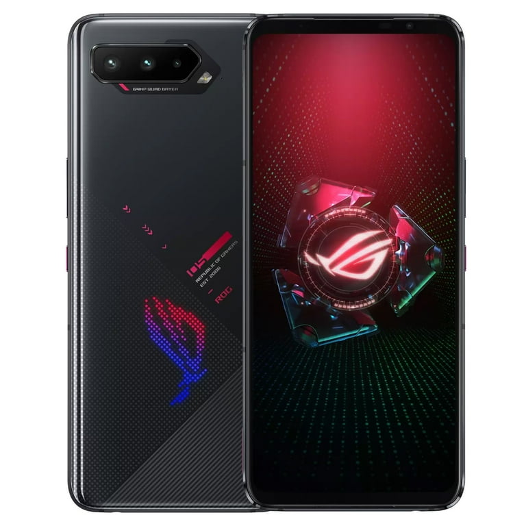 Asus ROG Phone 5, 5G, 256GB, 12GB RAM, Black, Unlocked with Asus ROG Phone 5, 5G, 256GB, 12GB RAM, Black, Unlocked with