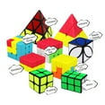 thumbnail image 2 of Qiyi Magic Cube Cute Sandwich Volcano Pudding Speed Cube Early Educational Toys For Kindergarten Kids, 2 of 9