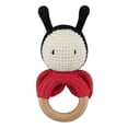 thumbnail image 1 of Juguetes de madera, mariquita, móvil, cochecito, cuna, anillo, sonajero de ganchillo, pulsera chupete, 1 of 5