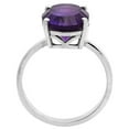 thumbnail image 5 of Natural African Amethyst Concave 925 Sterling Silver Ring s.7.5 Jewelry DGR1113_C_7.5 R-1019, 5 of 7