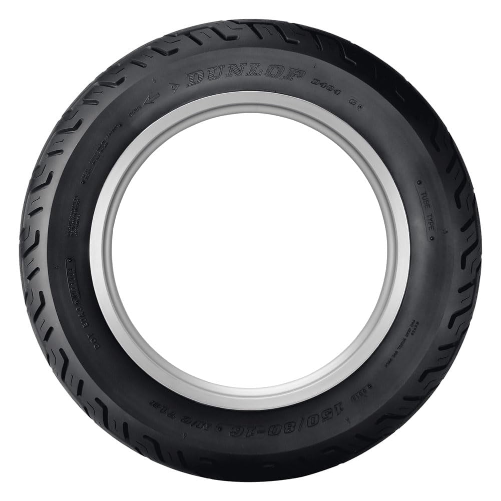 Dunlop D404 Rear Motorcycle Tire 150/80B-16 (71H) Black Wall for