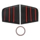 thumbnail image 1 of par de rejillas de ventilación laterales de ABS para ventana de coche, cubierta de repuesto para Dodge Charger 2015-2022, 1 of 15