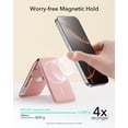 thumbnail image 3 of Tarjetero MagSafe Wallet ESR Aura 5 con soporte ajustable, color rosa, 3 of 9