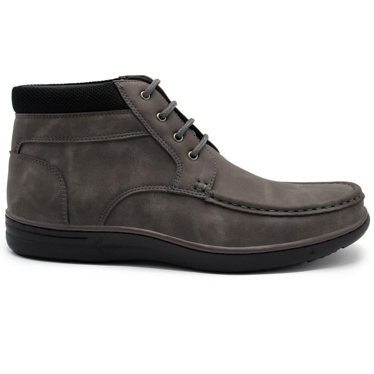 Aston Grey Men\'s Brown Suede Chukka Boot with Lug Outsole Aston grey legaewet chukka - Gem main image 4