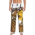 thumbnail image 2 of Lsque Skull Cowboy Print Men's Pajama Pants, Lounge Pant - Comfortable Home Wear,Elastic Waistband, Stylish Design-Small, 2 of 9