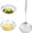 A, variant on Stainless Steel Spider Strainer Skimmer, Multipurpose Slotted Spoon with Fine Mesh, Kitchen Tool for Frying, Straining Pasta, and Skimming Soups, Durable Ladle for Deep Pots and Cooking