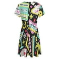 thumbnail image 5 of Viva Las Vegas Women's Dress Short Sleeve Summer Sundress Summer Women Clothes, 5 of 7