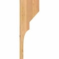 thumbnail image 3 of 5 1/2"W x 8"D x 24"H Monterey Smooth Corbel, Western Red Cedar, 3 of 9