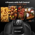 thumbnail image 6 of AIRMSEN Portable Glass Air Fryer, 4.8QT & 1.3QT Non-Toxic Glass Bowls, Max 450°F, 4 Preset Modes with Adjustable Time & Temp, Dishwasher-Safe, 1500W, 6 of 11