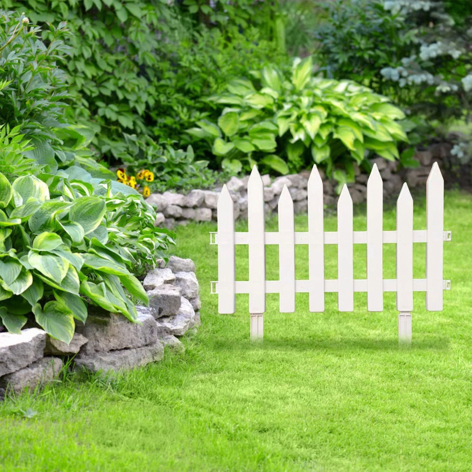 PURELY- Garden Plastic Fence Outdoor Lawn Edging Border Panel Edge Fencing Yard Decor