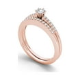 thumbnail image 2 of 1/3 Carat T.W. Diamond 10kt Rose Gold Solitaire Engagement Ring Set, 2 of 5