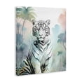 thumbnail image 3 of Stupell Industries White Tiger in Jungle Animals Painting Wrapped Canvas Canvas Art Print Wall Art, 30 x 40, 3 of 7