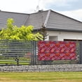 thumbnail image 3 of Lsque Red Lips Kissing Pattern Party Banner, Festive Banner , Holiday Celebrations and Events for Carnival Birthday Party Festival Decorations-Small, 3 of 8