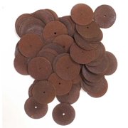 DYNAMIC 100 Piece Rubber Cutoff Wheels | Precise ¾” Diameter & 0.6mm Thickness | Versatile Cutting & Shaping | Ideal for Multiple Materials | Packaged Ready for Every Craftsperson’s Arsenal