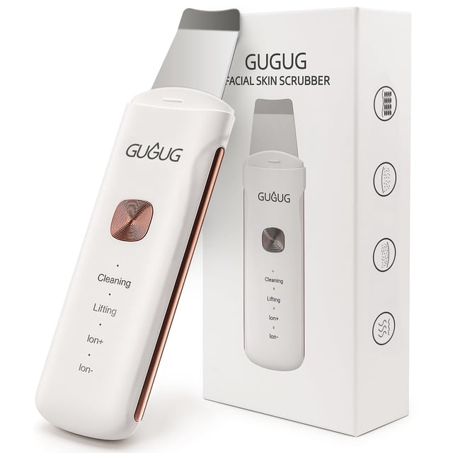 Espátula facial impermeable Skin Scrubber GUGUG 4 en 1 para eliminar puntos negros