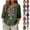 Army Green, variant on Embroidery Tops for Women UK, Cotton Linen T-Shirt Casual 3/4 Sleeve Blouse Loose Fit Boho Top Florals Swing T Shirt Elegant Oversized Tshirt Basic Lightweight Tee S-3XL