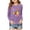 Purple, variant on XEGLSBU Shirts for Girls 14/16 Stylish Kids Long Sleeve Graphic Tee Soft Casual Shirt for Girls and Boys Purple Size 5-6 Years