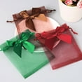 thumbnail image 6 of 20pcs/Lot Bow Organza Jewelry Bags 9x12 10x15 13x18cm Wedding Party Jewelry Candy Drawstring Packaging Pouch Gift Bag Wholesale 11grey 9x12cm, 6 of 6