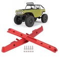 thumbnail image 1 of Front and Rear Bumpers, RC Front and Rear Bumper Set Professional Practical  for 1/24 RC Cars for 1/24 RC Car Upgrade Parts Red, 1 of 8