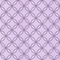 thumbnail image 1 of Ahgly Company Machine Washable Indoor Square Transitional Rich Lilac Purple Area Rugs, 8' Square, 1 of 7