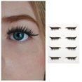 thumbnail image 3 of WORGEOUS 4 parejas Pegatizas de alineador de ojos femeninas adhesivas a prueba de agua con calcomanía de tira, 3 of 7