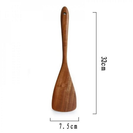 

MEROTABLE 1Pcs Unpainted Acacia Wooden Kitchen Tools Unique Household Solid Wood Kitchen Tools New