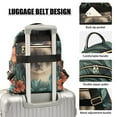 thumbnail image 3 of FORMRS Mini Backpack Purse for Women Travel Daypack Casual Shoulder Bag, Flowers and Cat, 3 of 7