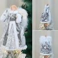thumbnail image 4 of Becaristey ABS Indoor Angel Christmas Tree Topper Traditional Holiday Ornament Exquisite Angel Tree Topper, 4 of 6
