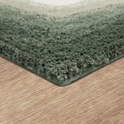 Mohawk Home Ombre Plush Pile Stain/Fade Resistant Non-Slip Machine Washable Bath Mat, Eucalyptus, 2 x 5