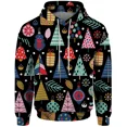thumbnail image 2 of Sudadera con capucha de copo de nieve para hombre, sudaderas con capucha geniales para hombre, novedad en sudaderas y sudaderas, ropa navideña Y2k, regalo de Papá Noel, 2 of 5