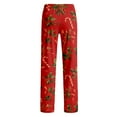 thumbnail image 5 of Hearthz Mens Christmas Pj Pants Drawstring Elastic Waist Mens Lounge Pants Funny Print Wide Leg Mens Pj Bottoms, 5 of 5