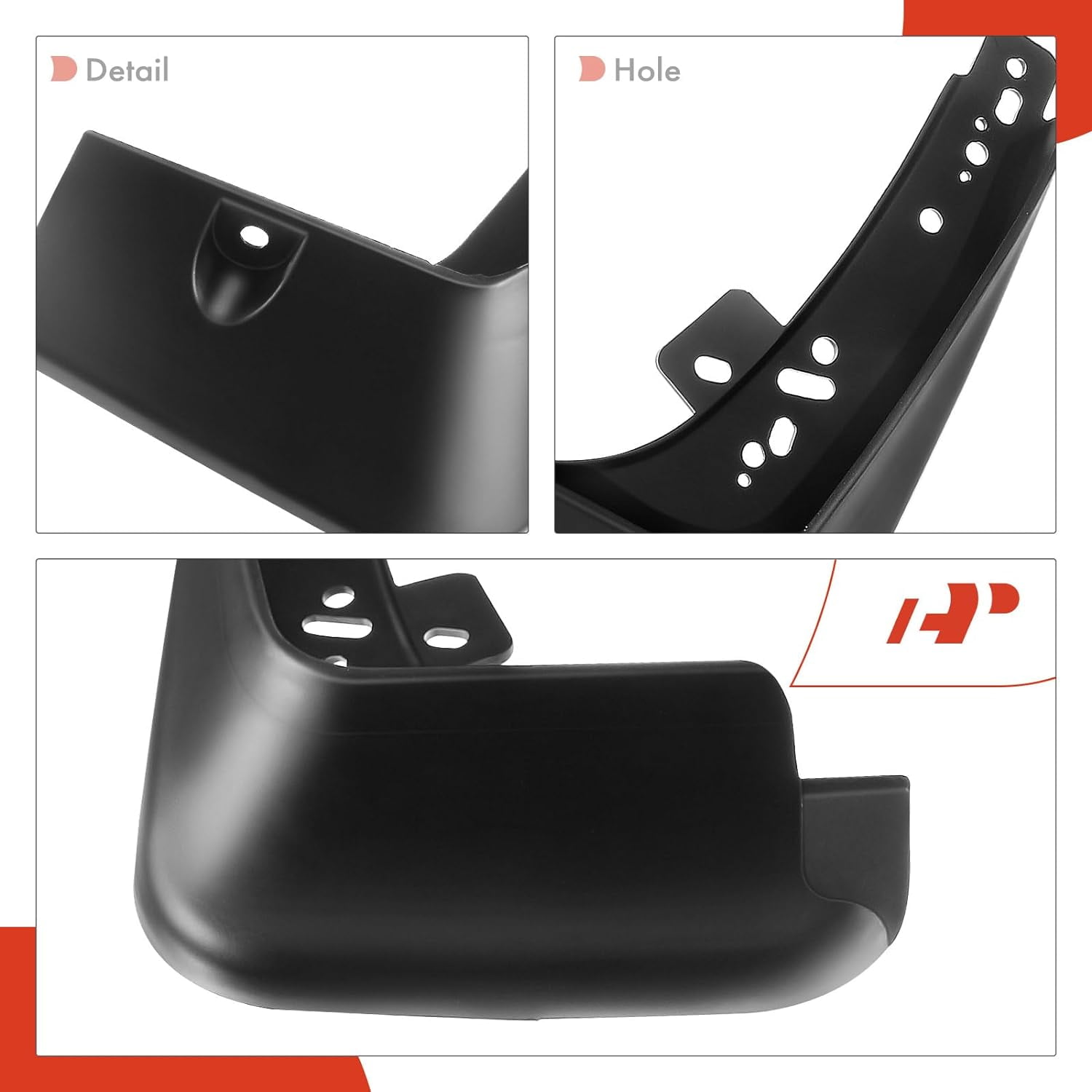 A-Premium Mud Flaps Splash Guards Compatible with Hyundai Sonata 2011-2013 Front and Rear 4-PC
