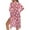 Cat Paw - Pink and Orange, variant on Bohemian Mandala Flower Print Women's Kimono Swimsuit Cover Ups Bikini Summer Beach Cover up Casual Loose Cardigan for Swimwear Half Sleeve Beachwear Coverups